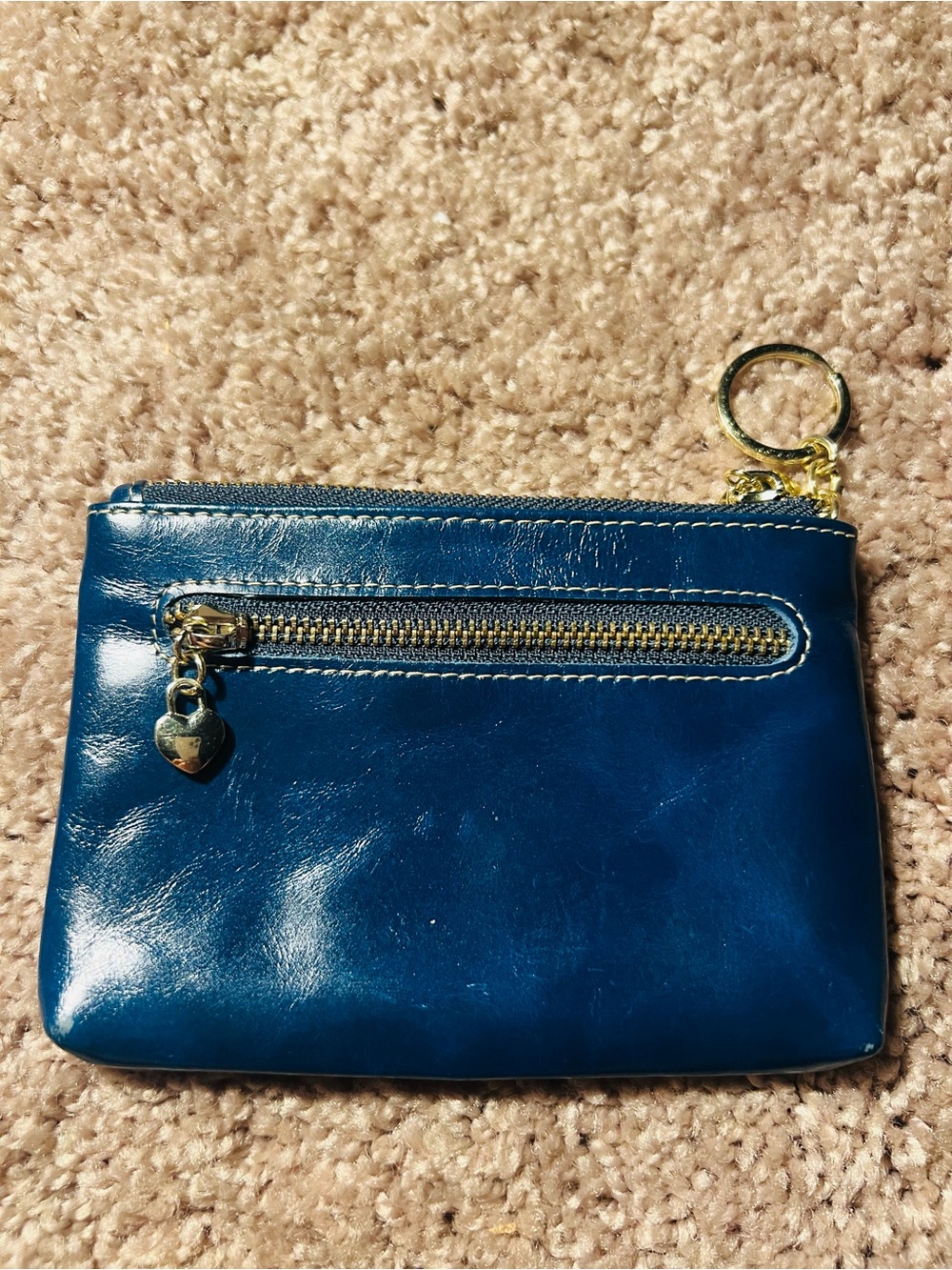 MDBM UK Maison de Beaute Marseilles LIMOGES Small Wallet Prussian Blue 5” By 4”